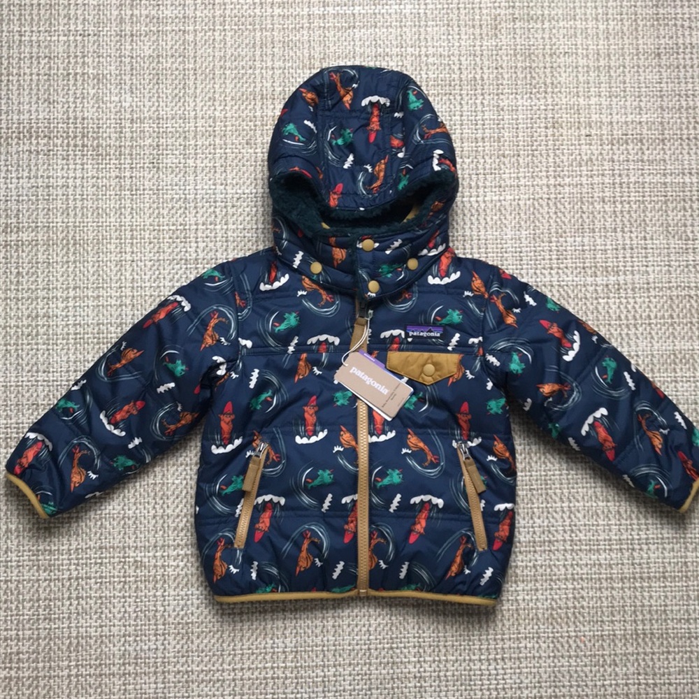 Patagonia Reversible Tribbles Jacket (size 3T)